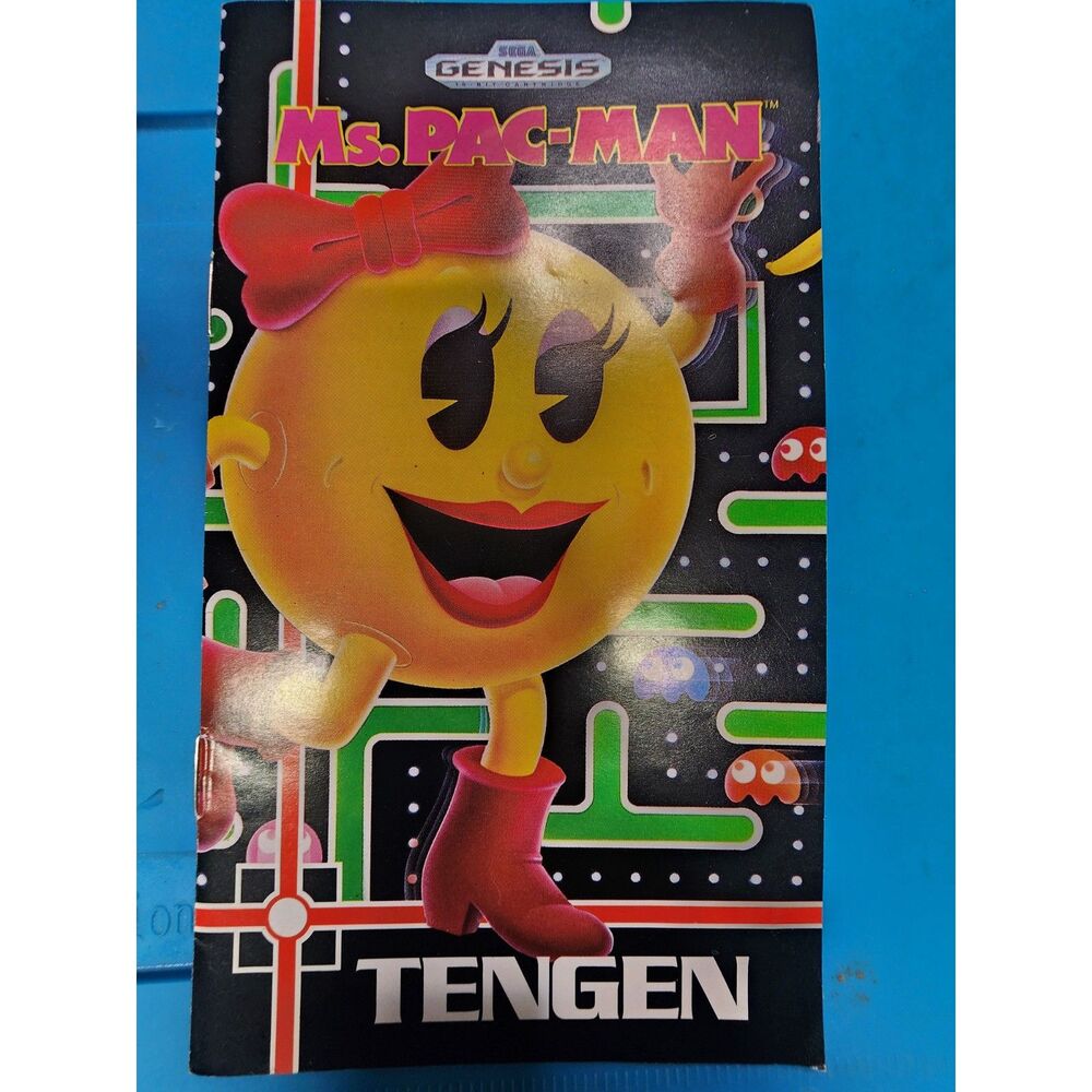 Ms. Pac-Man for Sega Genesis MANUAL!
